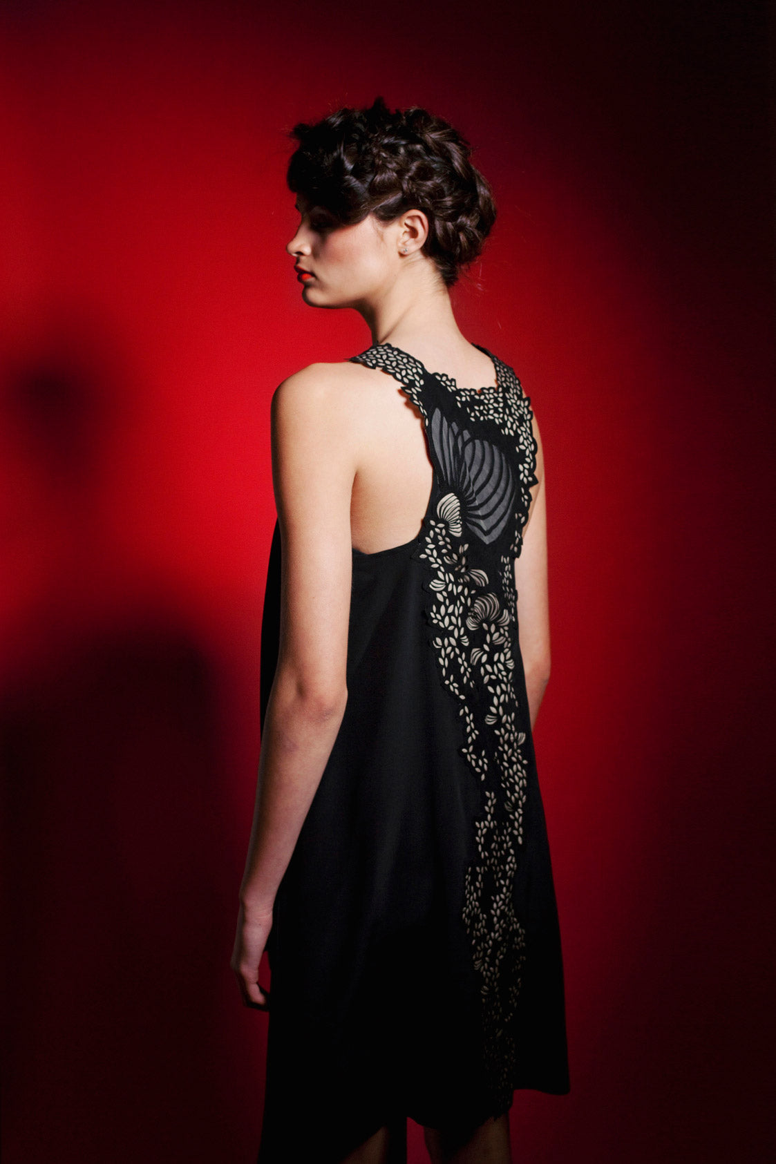 Lasercut Appliqué Dress (Custom Design)