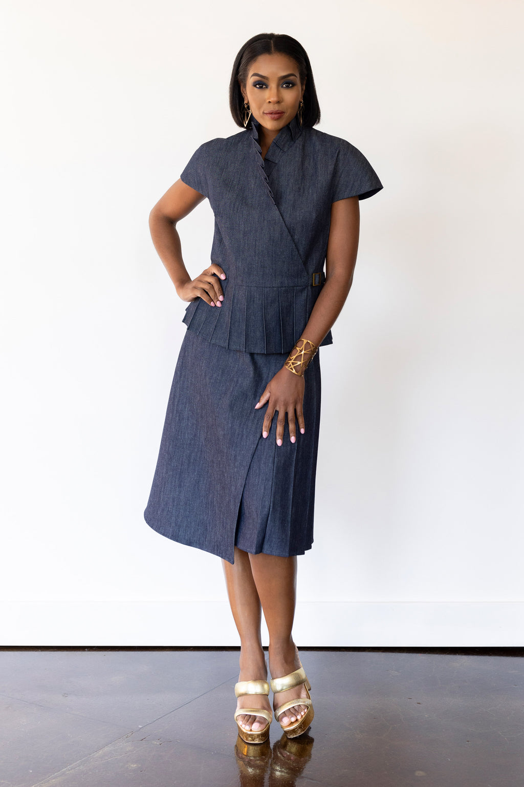 Pleated Collar Jacket RTW