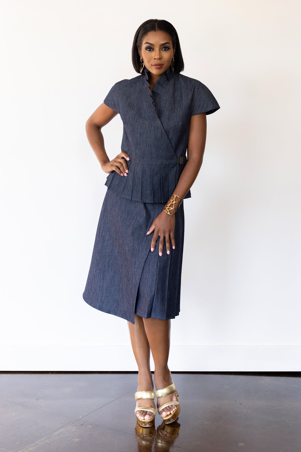 Pleated Collar Jacket RTW