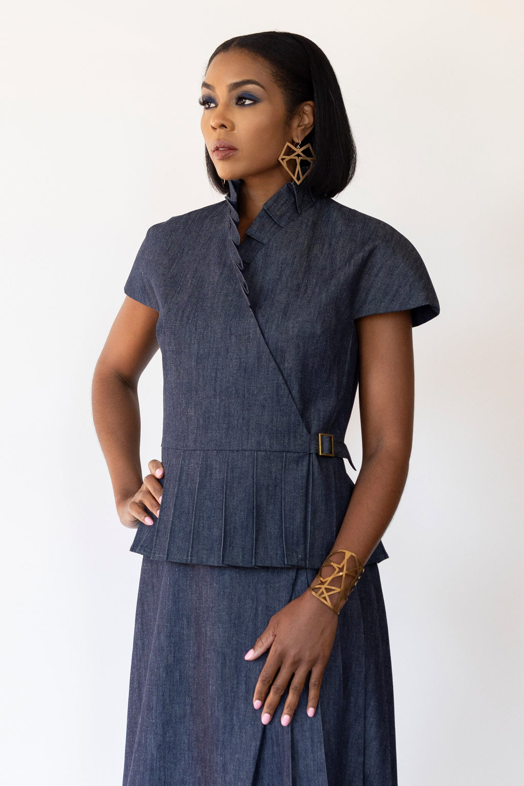 Pleated Collar Jacket RTW