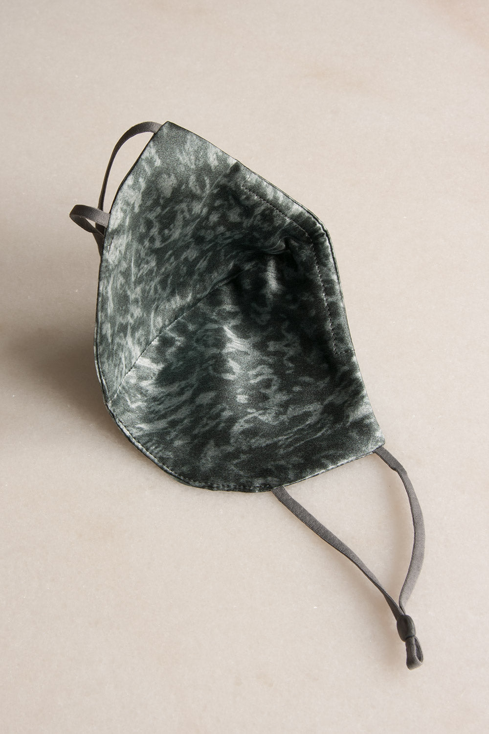 Soft Silk Face Mask in Rorschach Print Silk Blend