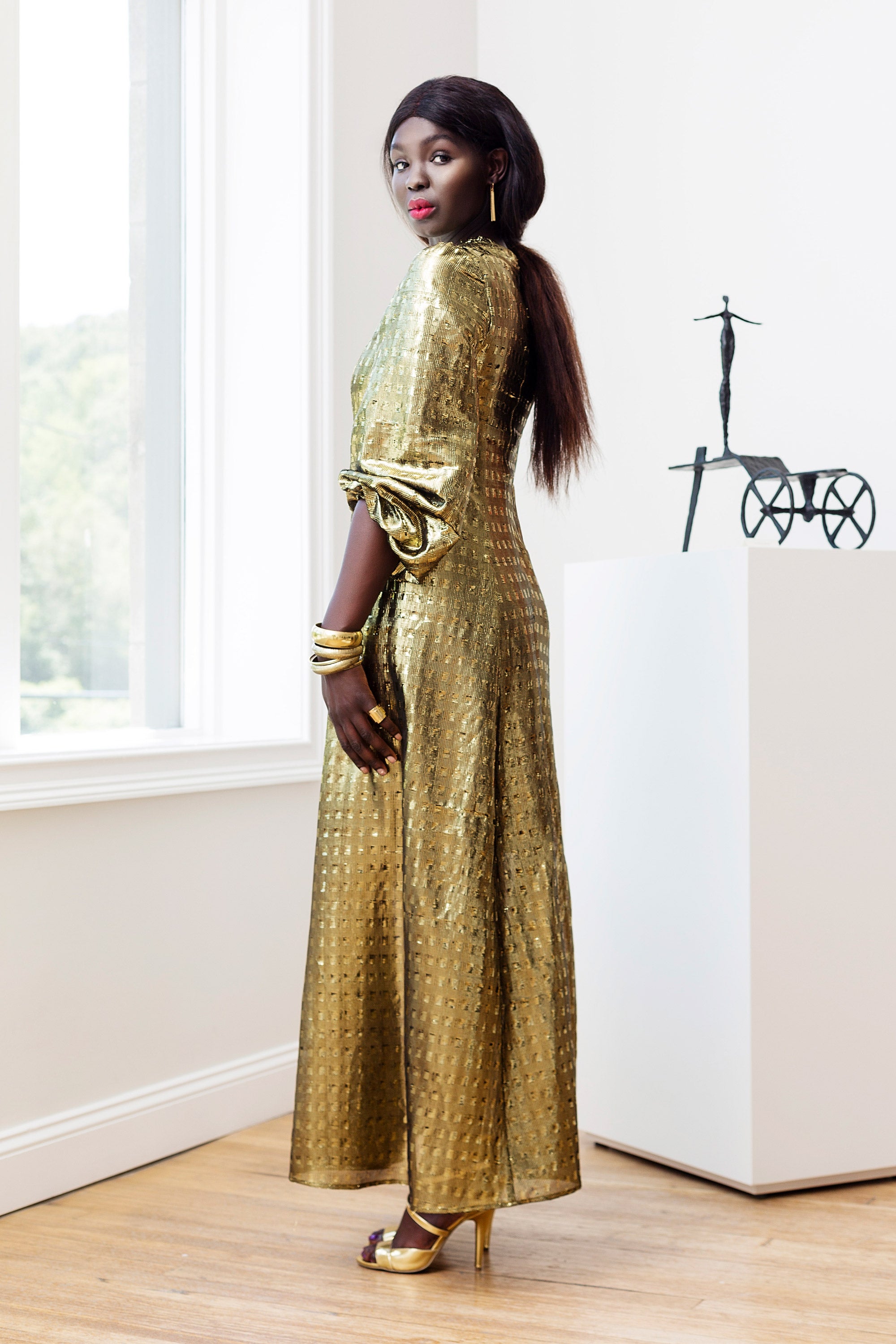 Golden Gala Gown (Custom Design)