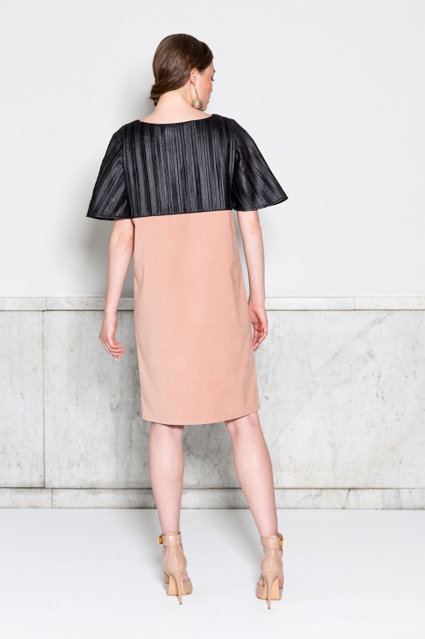 Capelet Sleeve Dress (Custom Design)